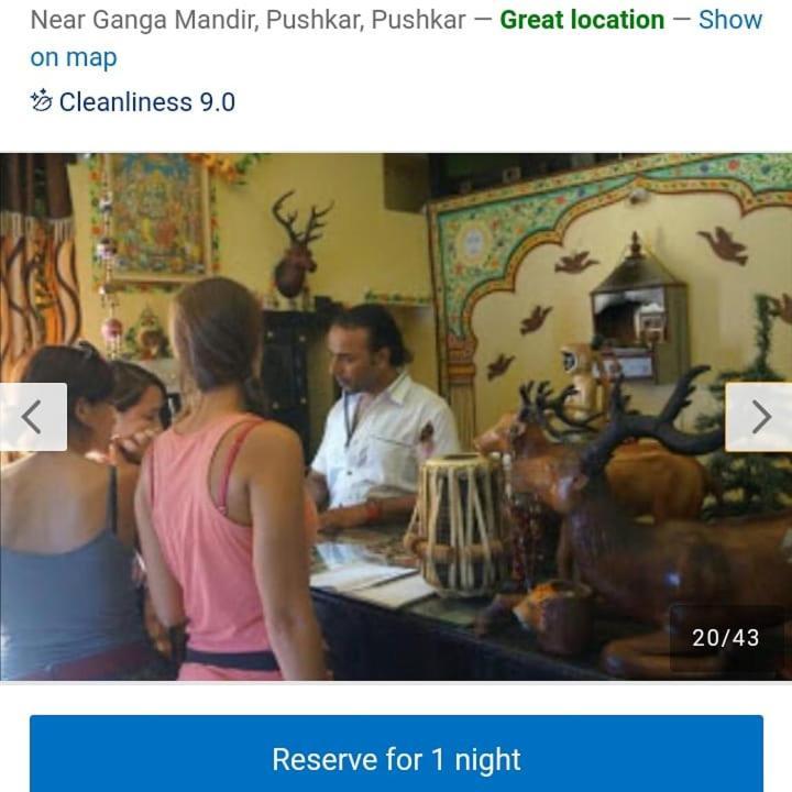 Hotel Moon Light Pushkar Bagian luar foto